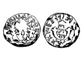 Coins of Antigonus 40-37 BC